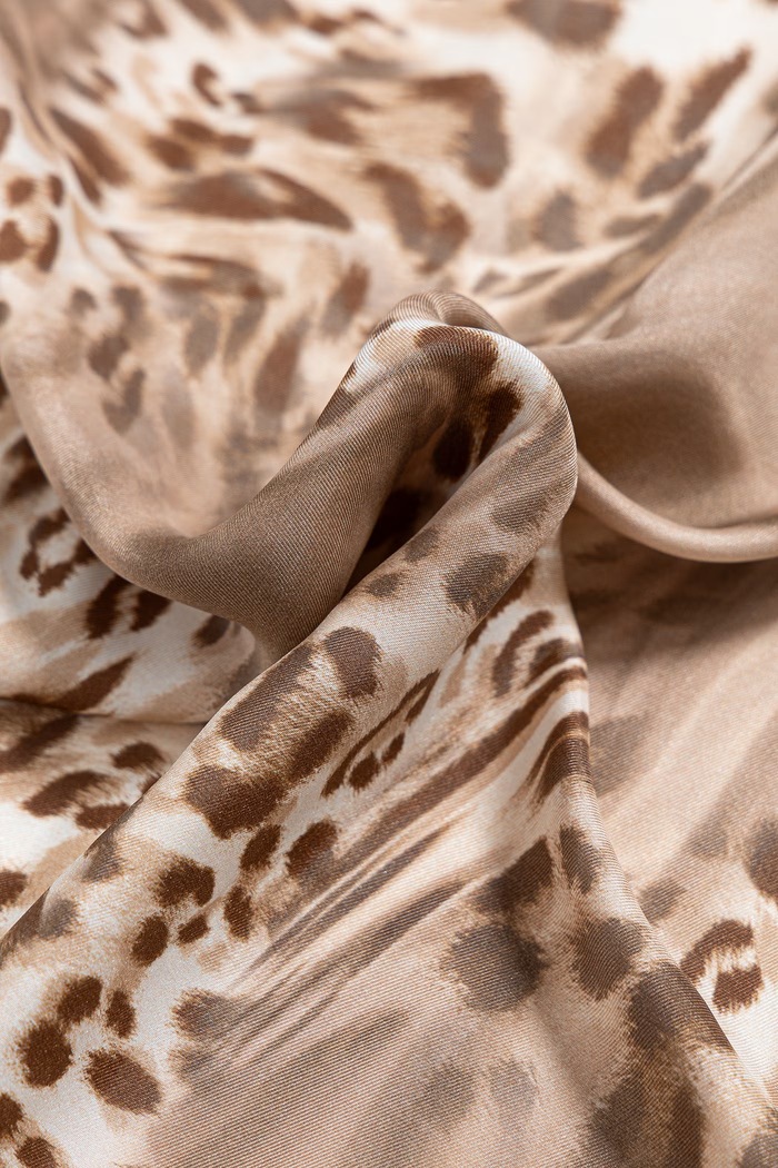 Doplnky Blugirl Blumarine dámska hustka s prímesou hodvábu NA6015.T490A béžová