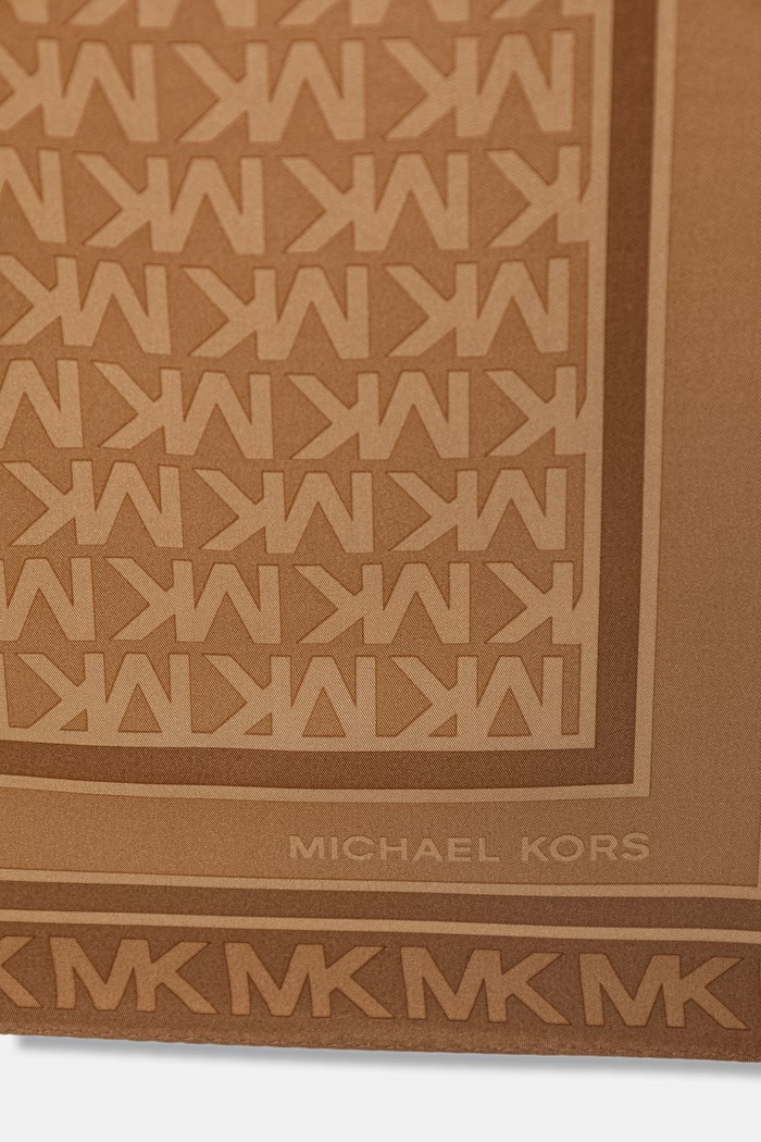 MICHAEL Michael Kors Τετράγωνο μαντήλι γυναικείο μεταξωτό 29MKWC558546B καφέ SS26