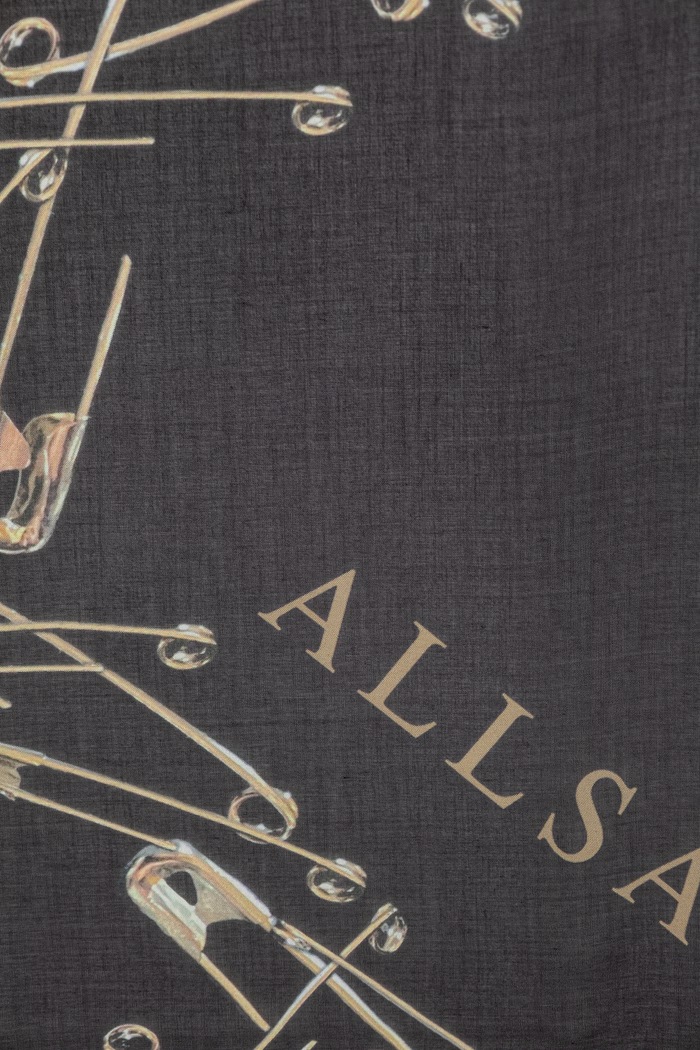 AllSaints Hustka dámska z modalu 29W068XE čierna SS26