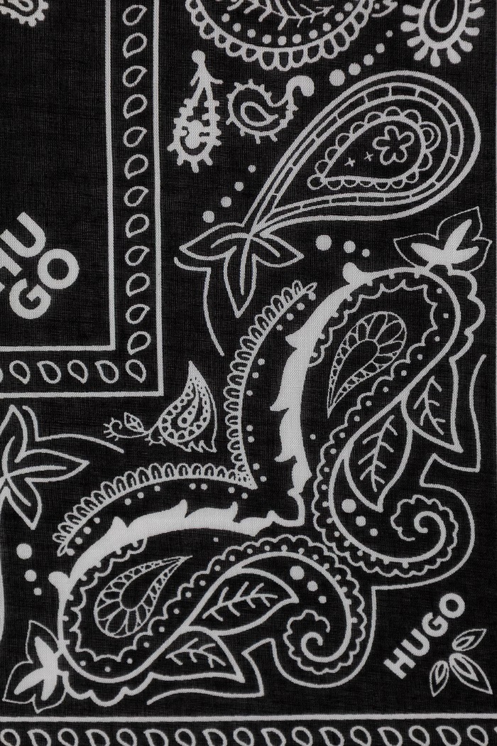 Apaszka męska bawełniana 2Bandana_pack_M HUGO beżowy 50561669