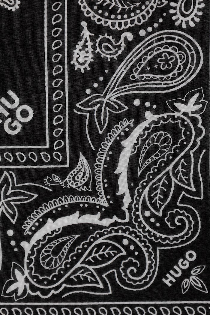 Apaszka męska bawełniana 2Bandana_pack_M HUGO beżowy 50561669