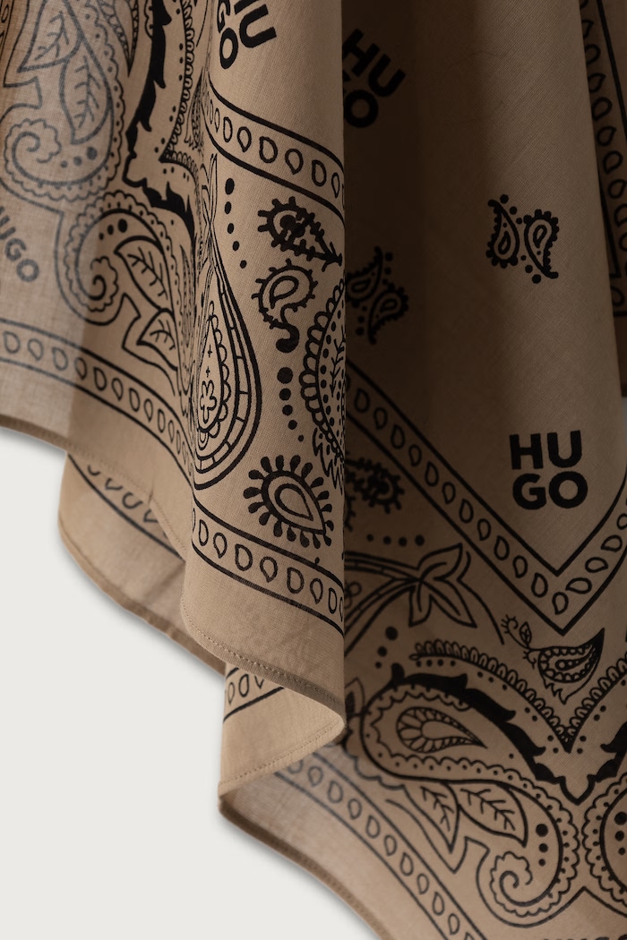 HUGO Хустка на шию чоловіча бавовняна 2Bandana_pack_M 50561669