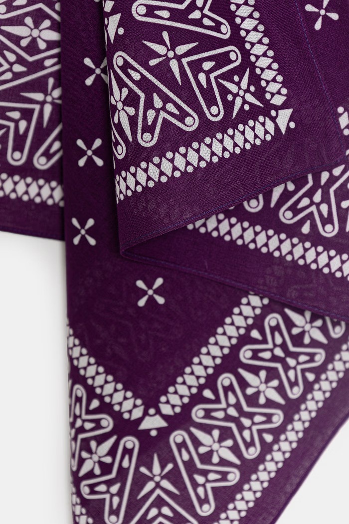 Accesorii Neighborhood bandană din bumbac pentru bărbați 261BXNH.AC01 violet