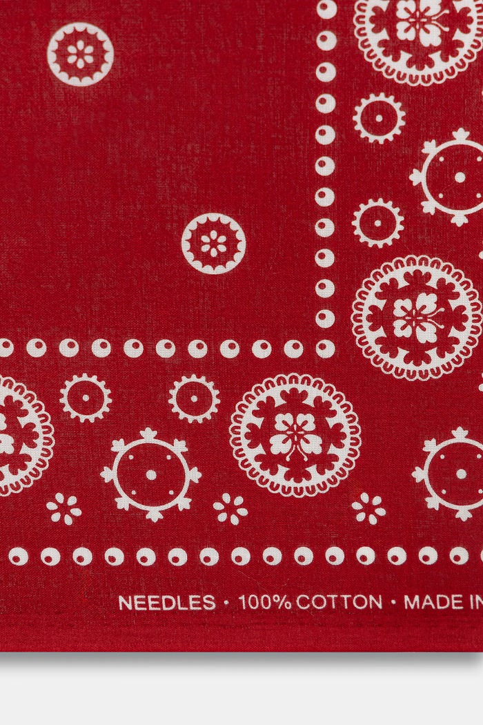 Needles bandana bavlnená pánska SX058 červená SS26