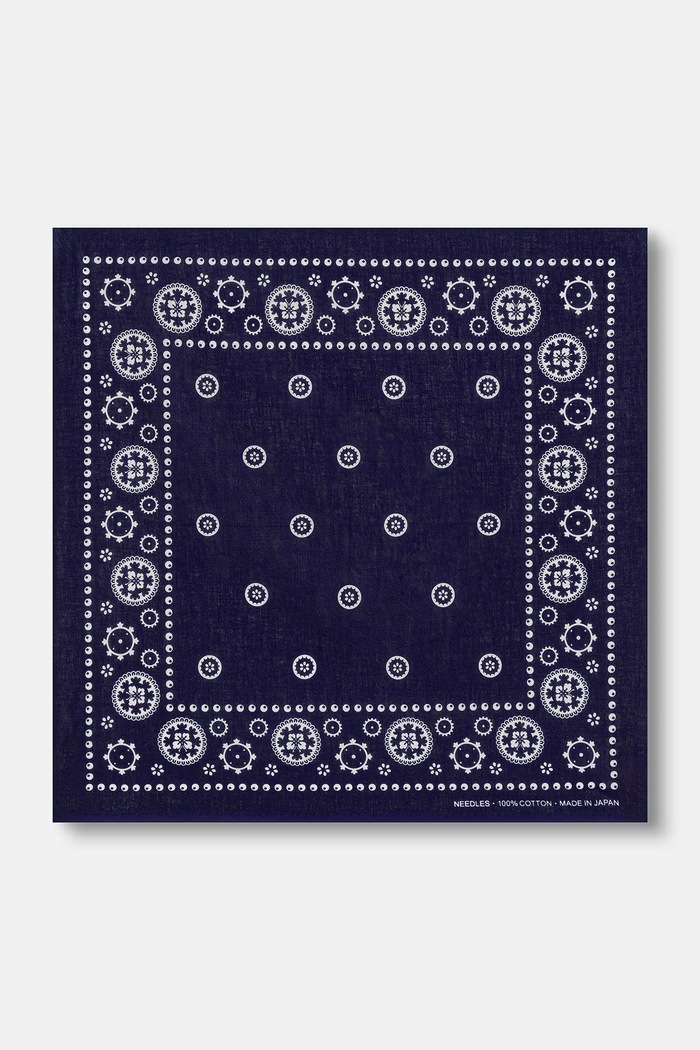 Needles bandana bavlnená pánska fialová SX058