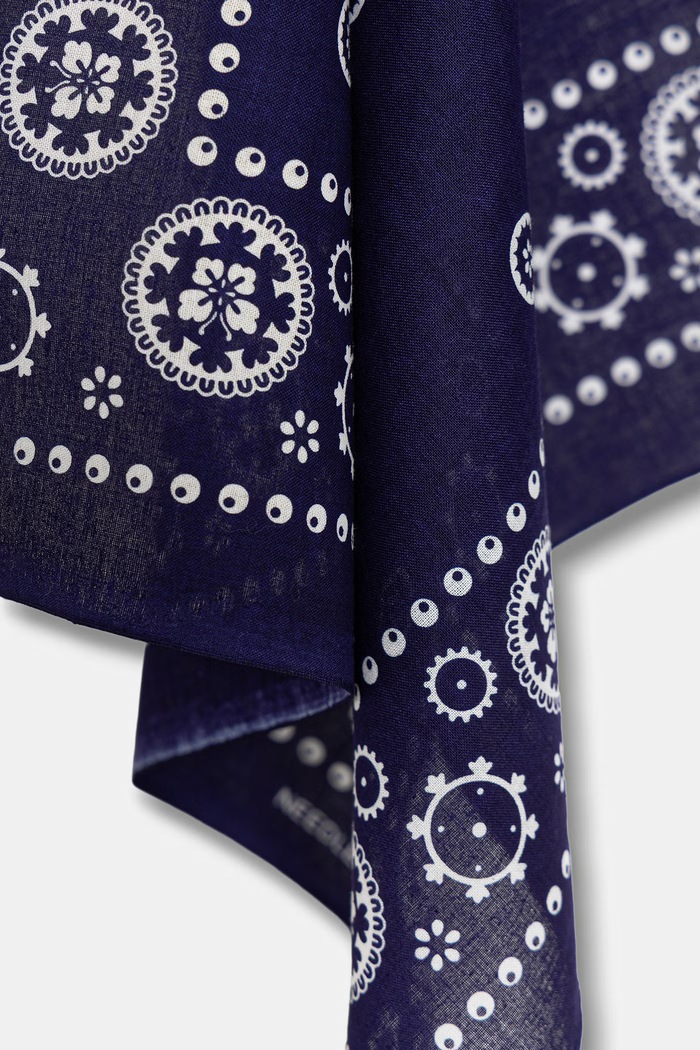 Doplnky Needles bandana bavlnená pánska SX058 fialová