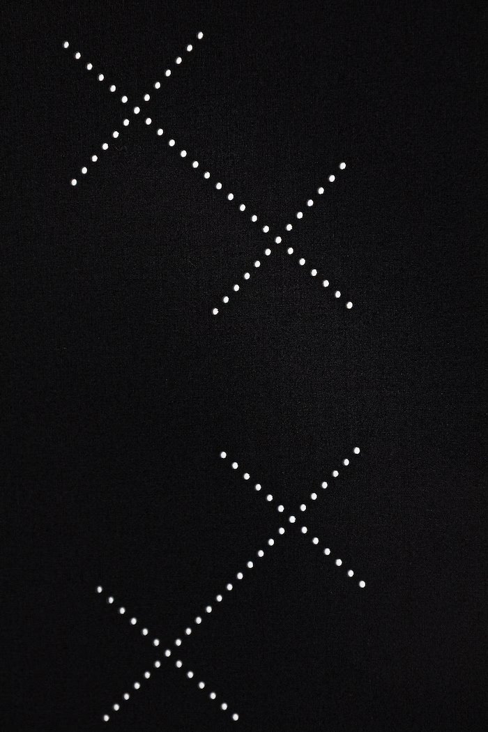 HELIOT EMIL sciarpa in cotone SS26.16.165.BLK01 nero SS26