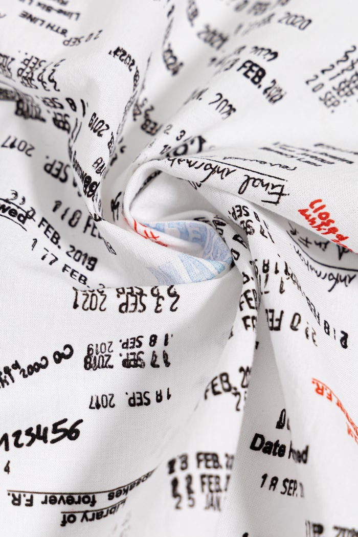MM6 Maison Margiela Sciarpa in cotone SH0TF0002.M35804.001S bianco SS26