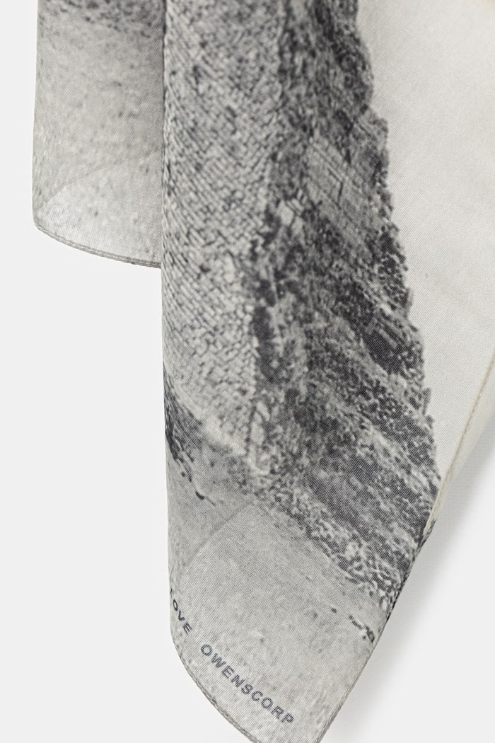 Accessori Rick Owens DRKSHDW Castillo sciarpa in cotone DA01F4471.SCAEP2 grigio