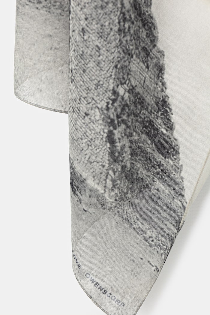 Accessori Rick Owens DRKSHDW Castillo sciarpa in cotone DA01F4471.SCAEP2 grigio