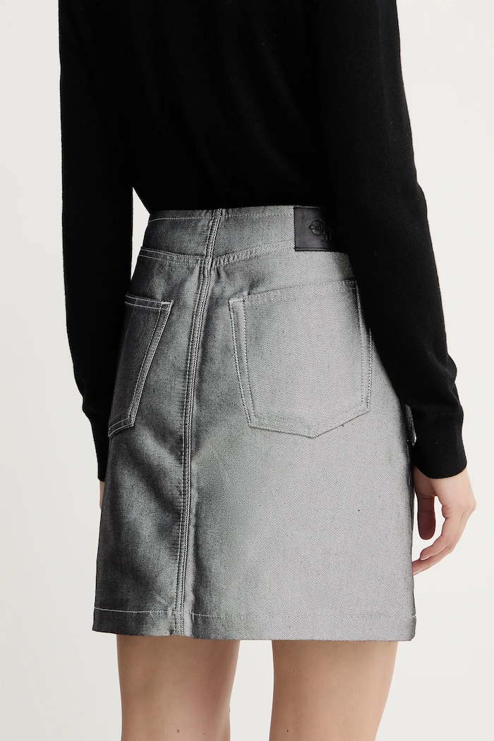 Ρούχα Τζιν φούστα Calvin Klein Jeans LV047E716G γκρί