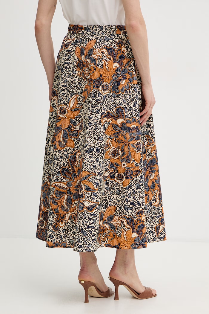 Oblečenie Bavlnená sukňa Weekend Max Mara UOMO 2615101022600 tmavomodrá