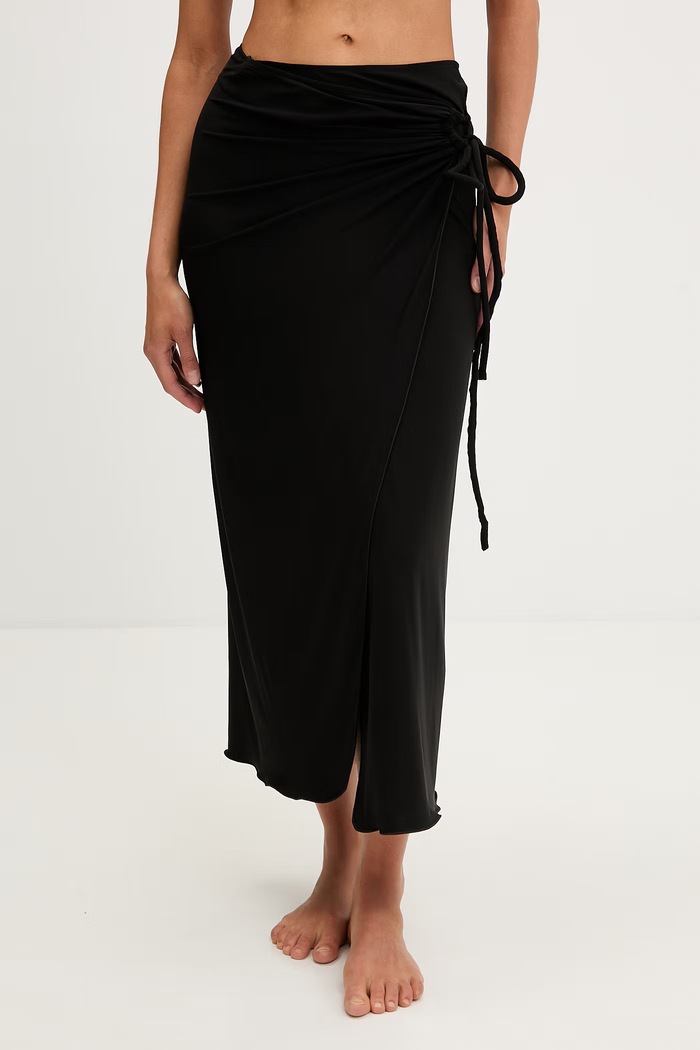 Max Mara Beachwear plážová sukňa dámska AFOSO čierna 2616771019600