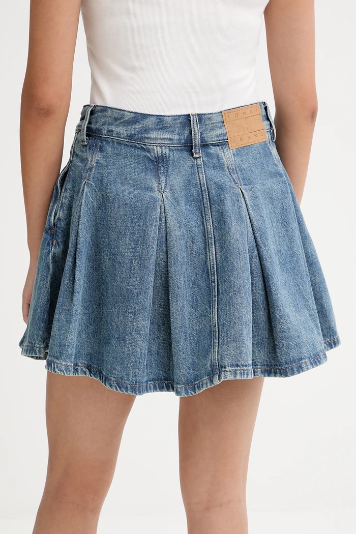 Oblečenie Bavlnená sukňa Tommy Jeans DW0DW21992 modrá