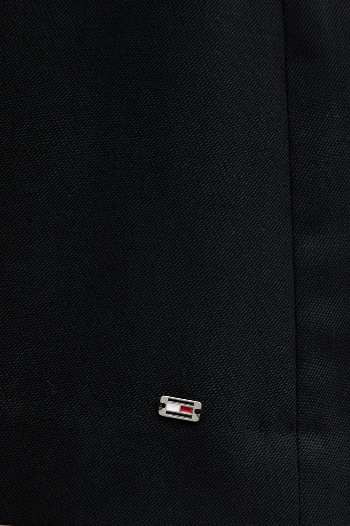 Tommy Hilfiger spódnica z dodatkiem wełny granatowy WW0WW49393