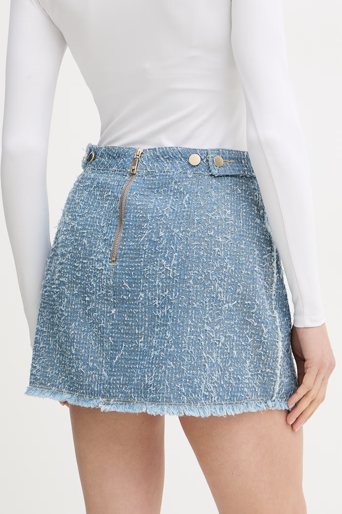 Îmbrăcăminte Guess fustă jeans JULIETTE W6RD0C.D6871 albastru