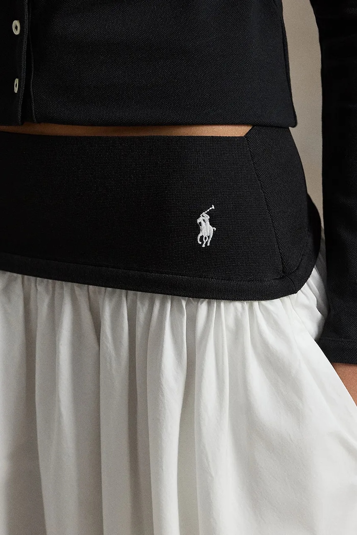 Polo Ralph Lauren spódnica bawełniana biały 211A96329