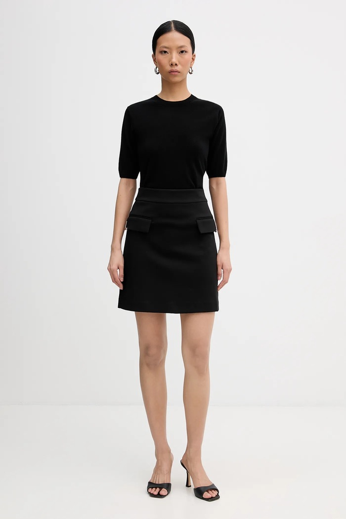 Sukně Karl Lagerfeld B1W12027 černá SS26