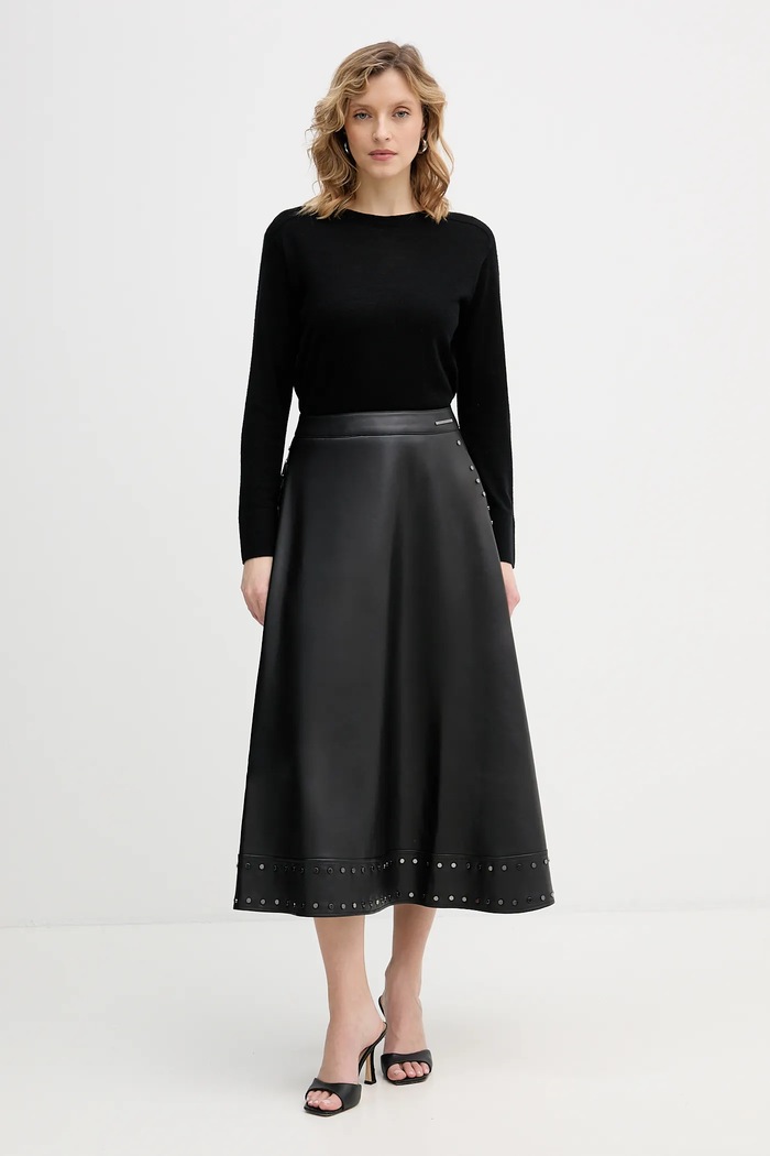 Karl Lagerfeld fustă B1W12011 negru SS26