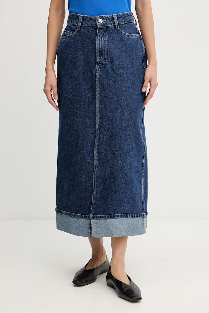 Marc O'Polo fustă jeans uni bleumarin 5000007883