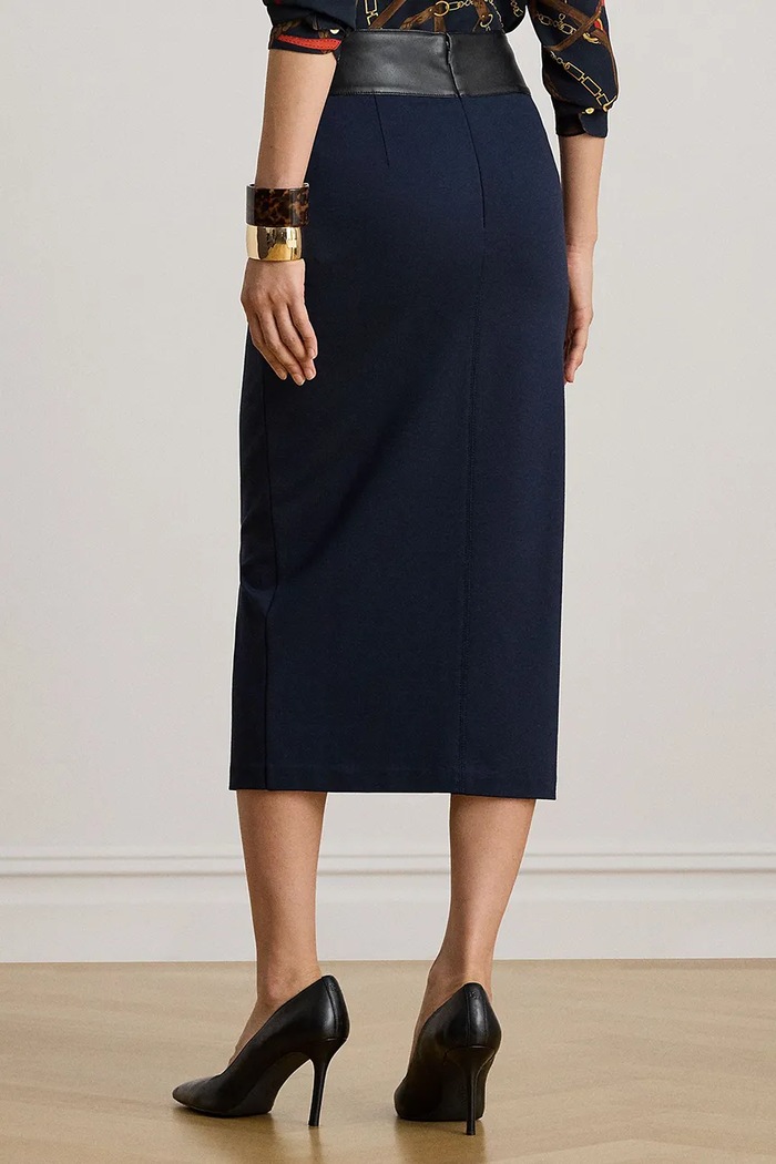 Oblečenie Sukňa Lauren Ralph Lauren 200P03729 tmavomodrá