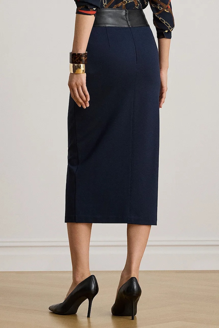 Oblečenie Sukňa Lauren Ralph Lauren 200P03729 tmavomodrá