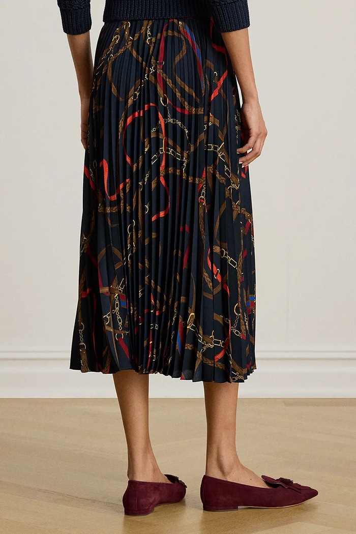 Oblečenie Sukňa Lauren Ralph Lauren 200P03550 tmavomodrá