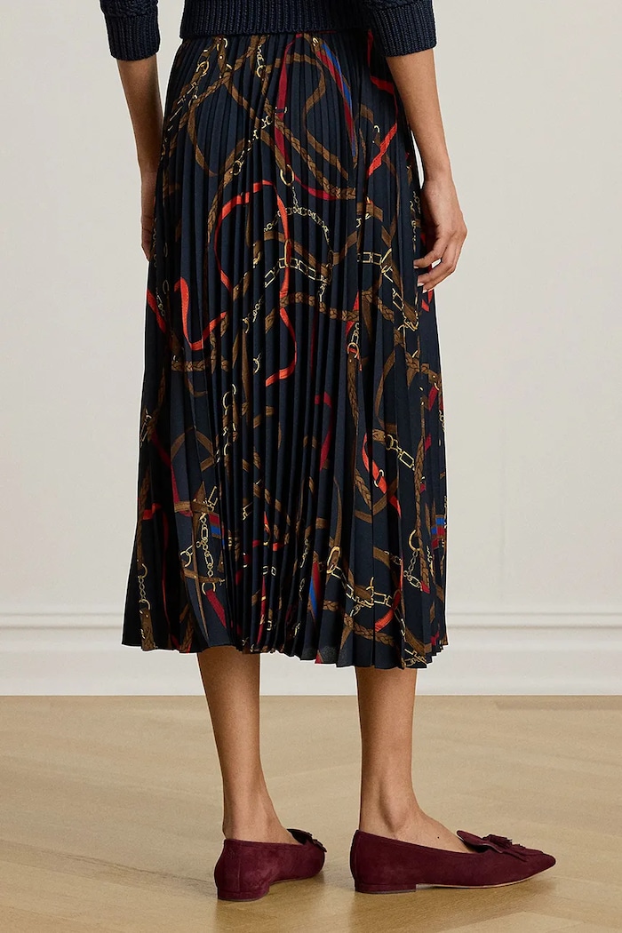 Oblečenie Sukňa Lauren Ralph Lauren 200P03550 tmavomodrá