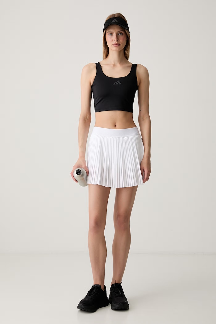 adidas Performance spódnica plisowana Club Pleatskirt JD6116 biały SS26