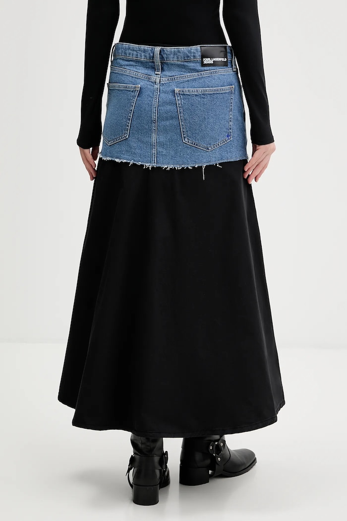 Oblečenie Sukňa Karl Lagerfeld Jeans B1W12019 čierna