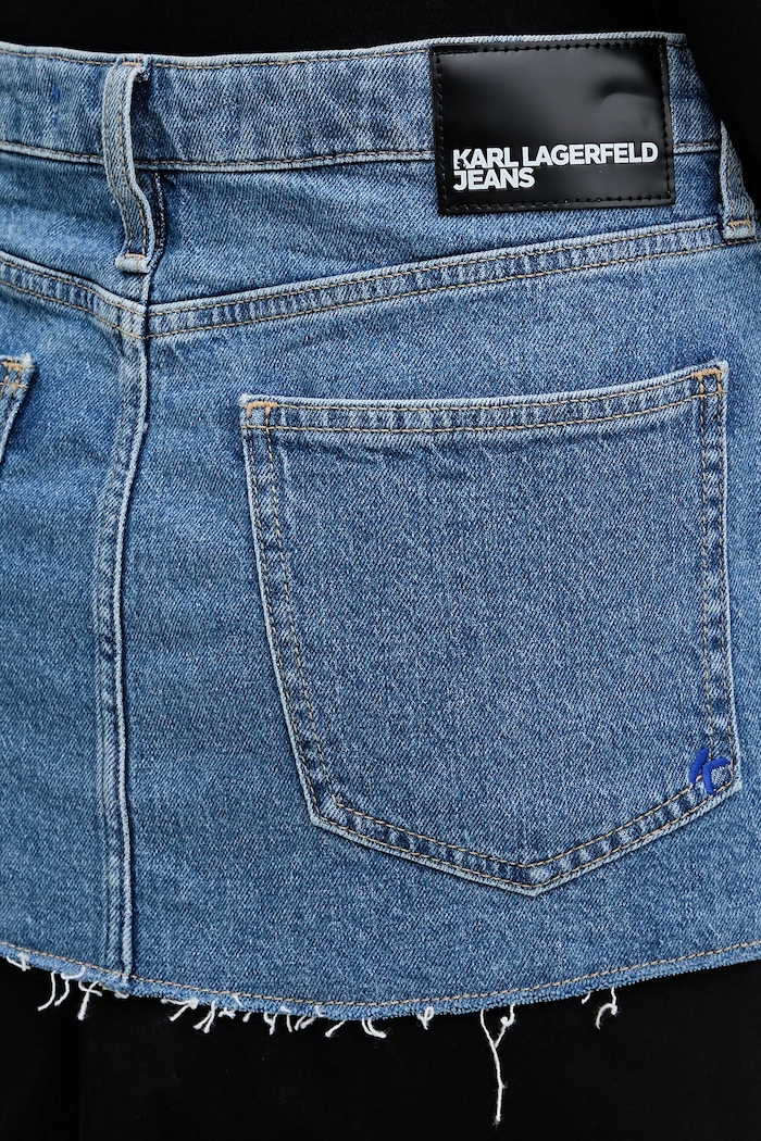 Sukňa Karl Lagerfeld Jeans čierna B1W12019