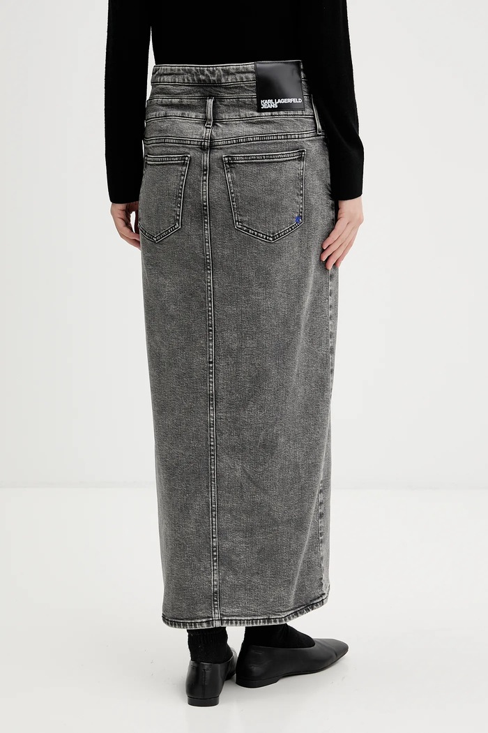 Îmbrăcăminte Karl Lagerfeld Jeans fustă jeans B1W12016 gri