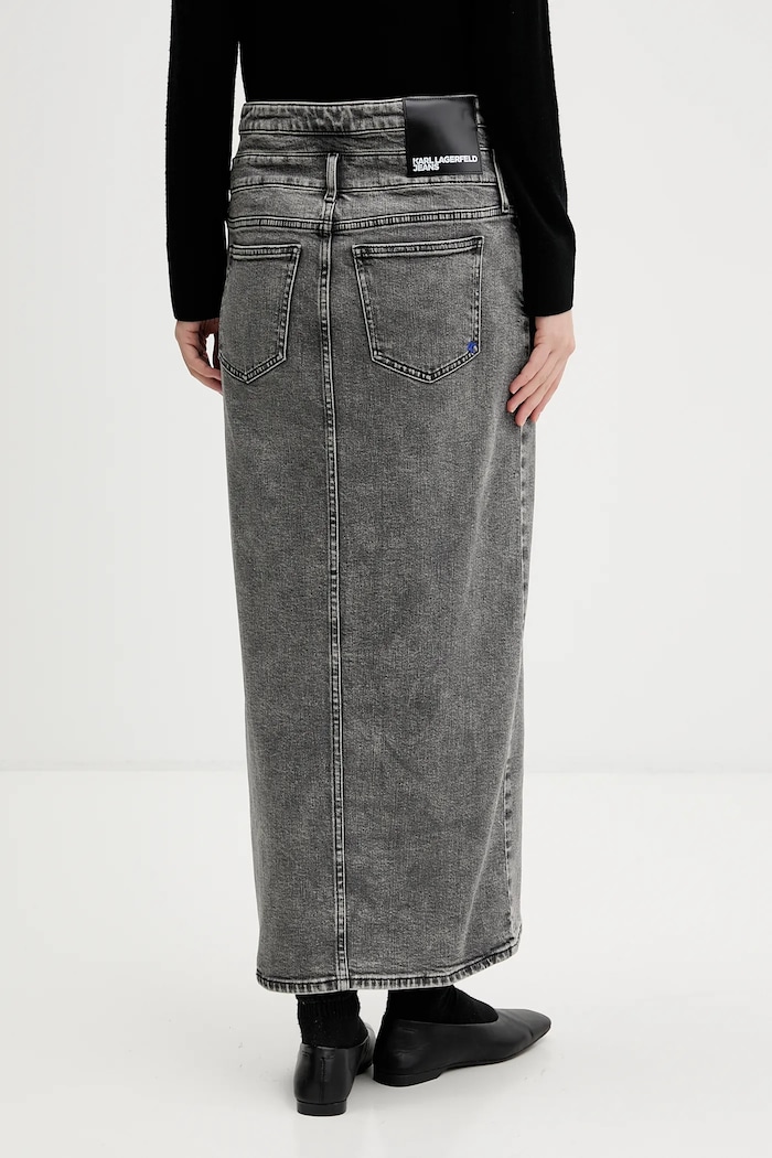 Îmbrăcăminte Karl Lagerfeld Jeans fustă jeans B1W12016 gri