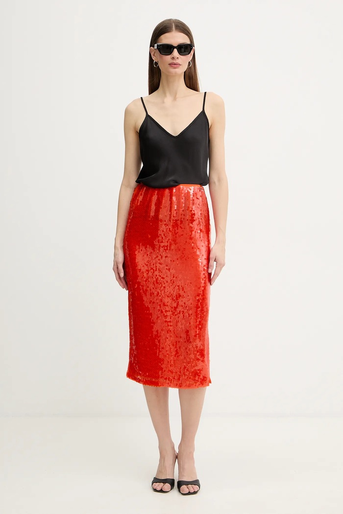 Patrizia Pepe gonna 8G0506.A724 arancione SS26