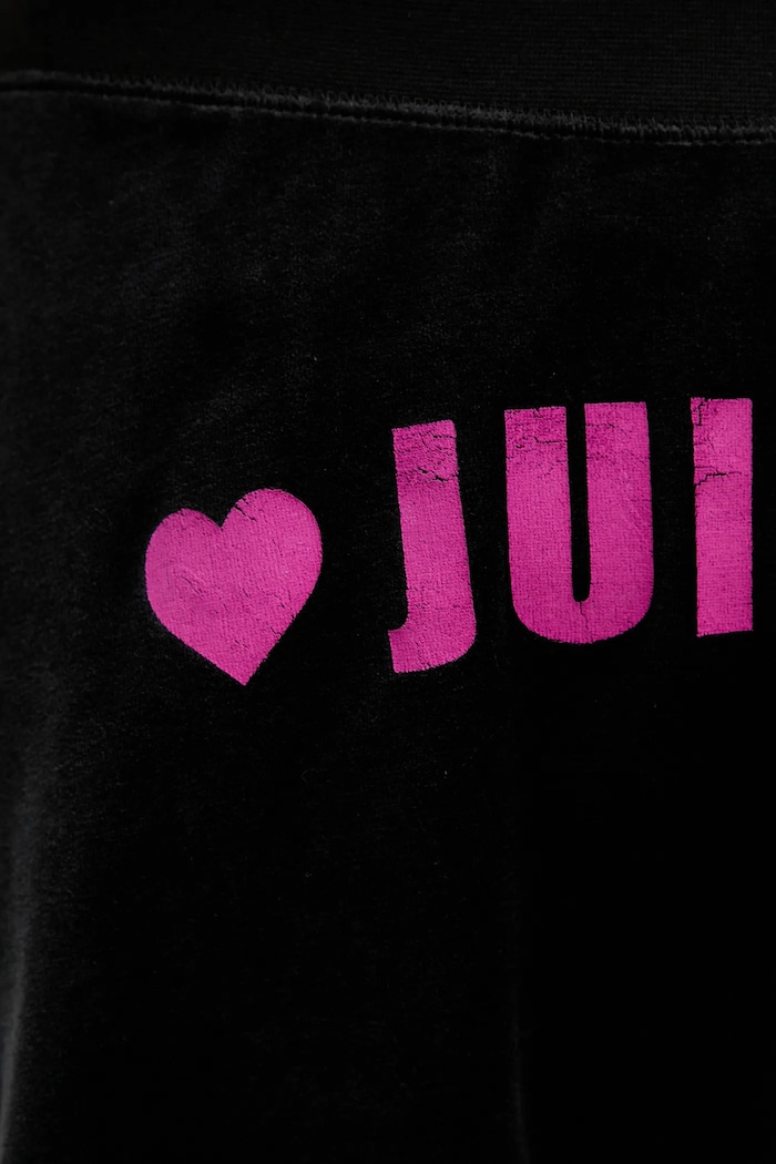 Велюровая юбка Juicy Couture Angel чёрный JCNGS126457