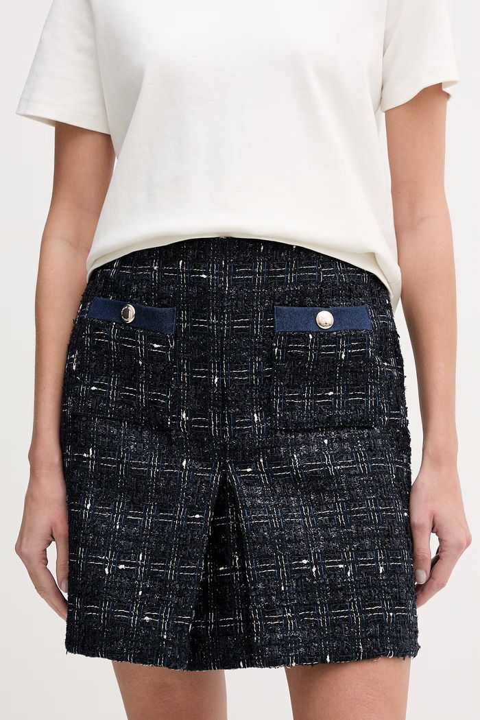 Morgan fustă cu modele bleumarin JINCA