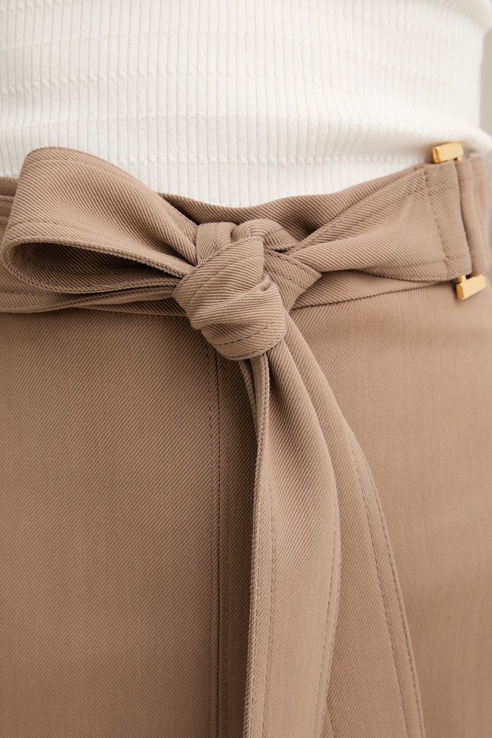 Φούστα Elisabetta Franchi καφέ GO17361E2