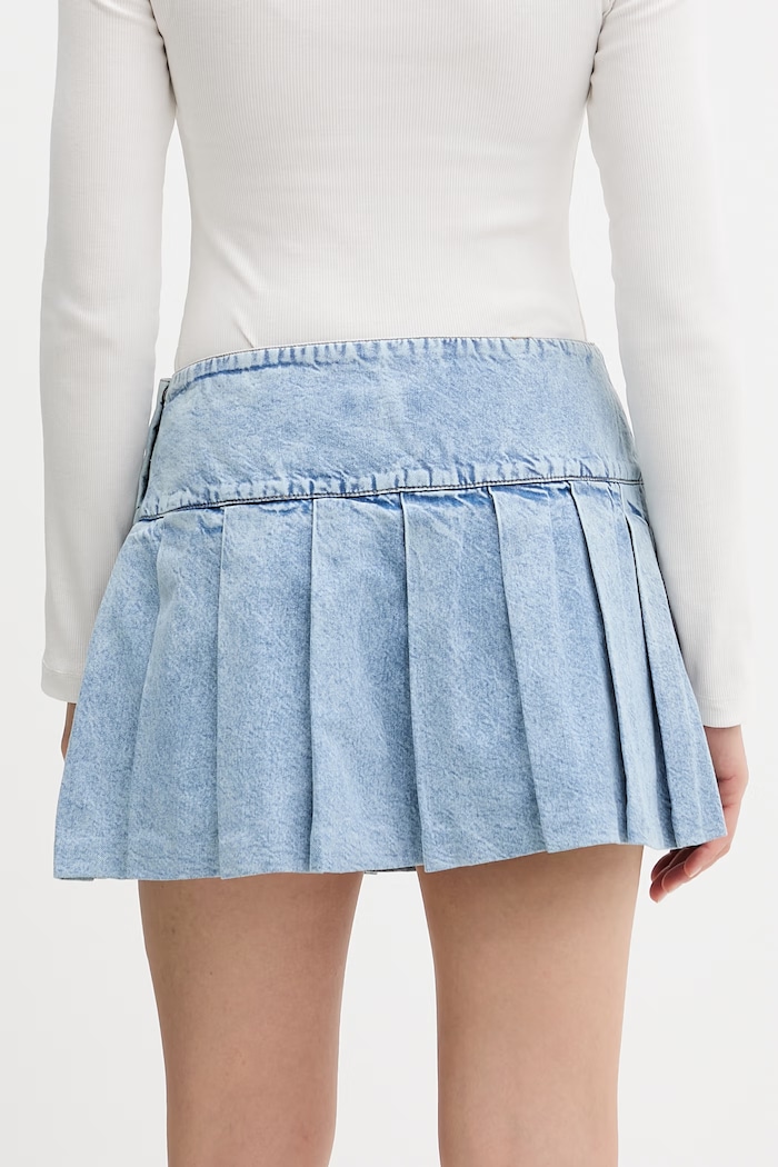 Oblečení Guess Jeans džínová sukně W6RD38.D6552 modrá