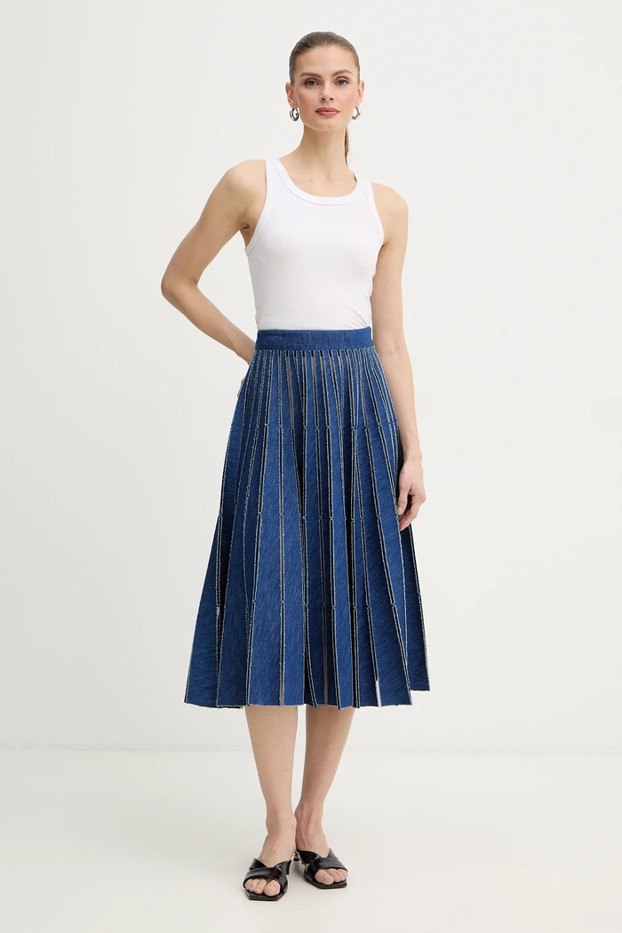 Suknja Twinset 261TP2350 plava SS26