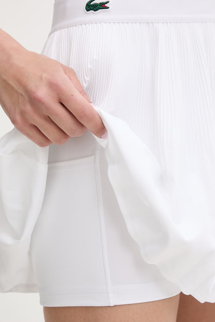 Lacoste fustă alb JF9990