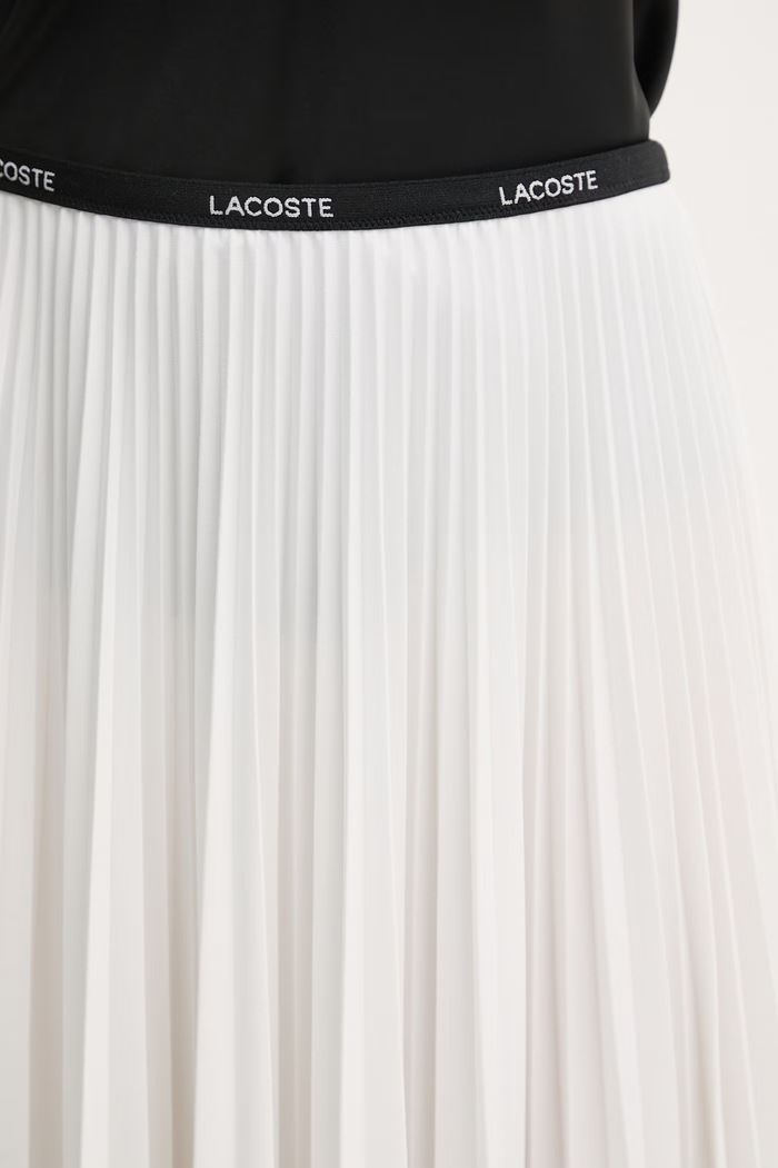 Lacoste Πλισέ φούστα λευκό JF1402