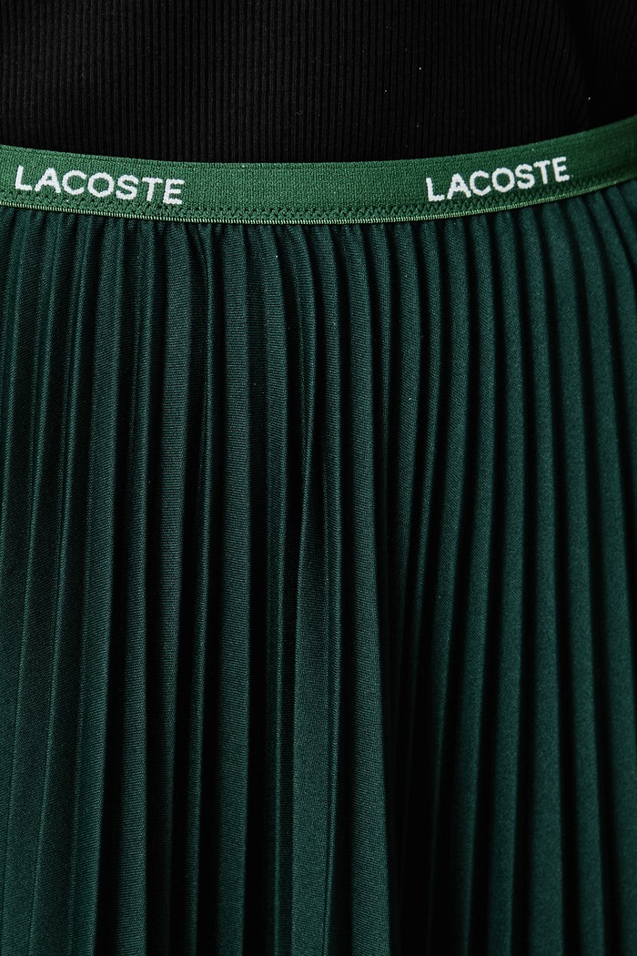 Spódnica plisowana Lacoste zielony JF1402