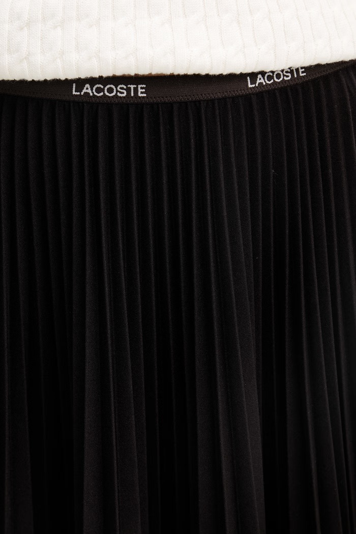 Lacoste plisovaná sukně hnědá JF1402