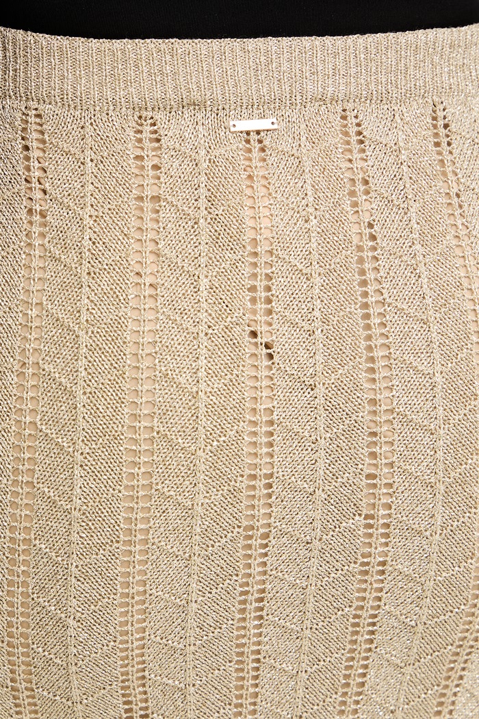 Twinset fustă aur 261TT3323