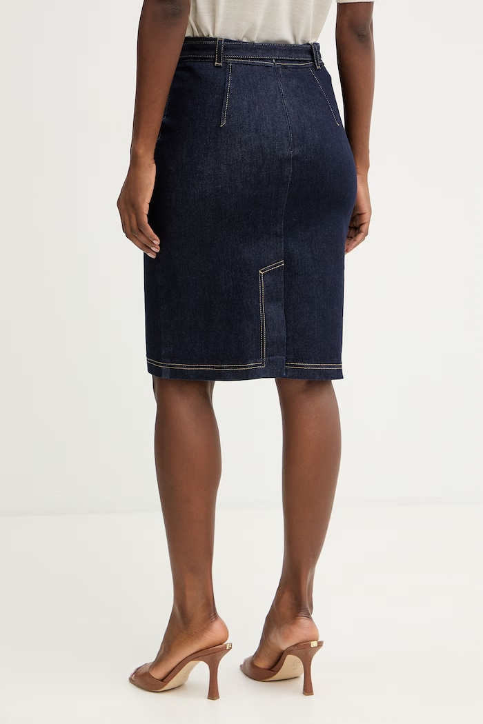 Îmbrăcăminte Luisa Spagnoli Fustă denim Tennista 542818 bleumarin