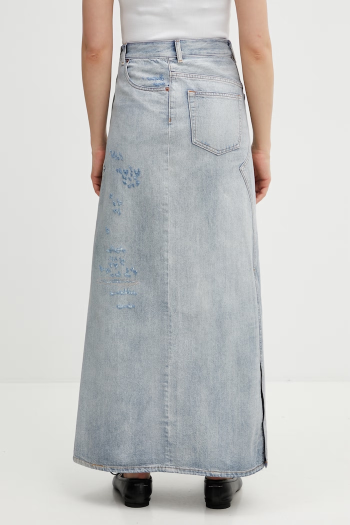 Clothing MM6 Maison Margiela denim skirt S52MI0016.M30055.962 blue