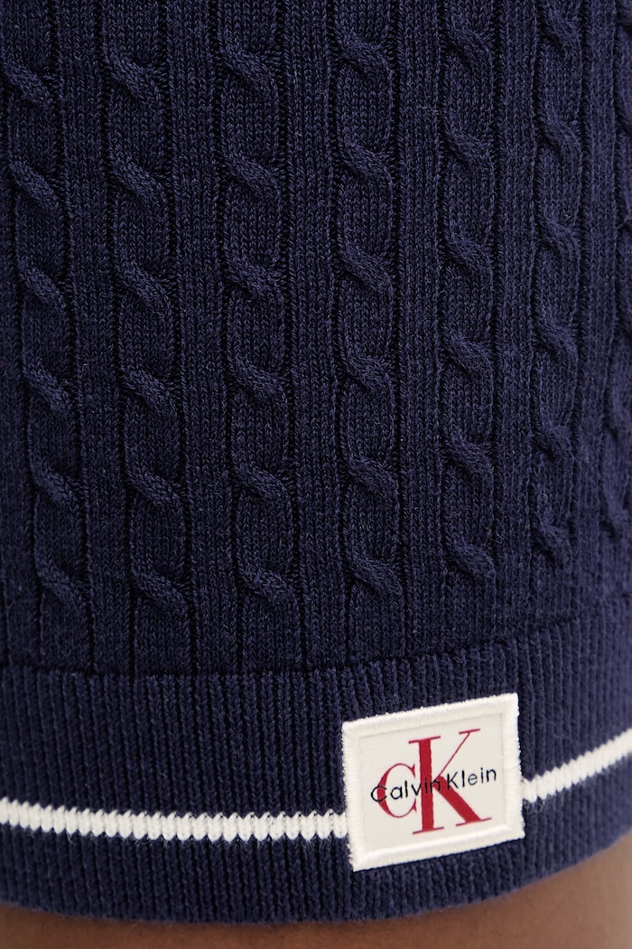 Calvin Klein Jeans szoknya sötétkék LV047F364G