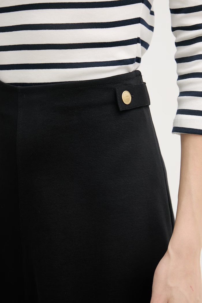 Tommy Hilfiger sukňa čierna WW0WW47886