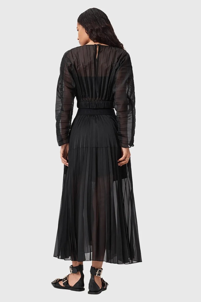 Φούστα AllSaints MICAELA μαύρο W027RE