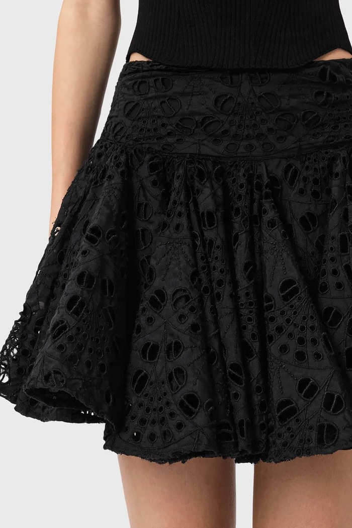 AllSaints sukňa DOTTY čierna W063RE